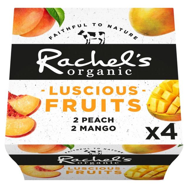Rachel's Organic Luscious Fruits Peach & Mango Yoghurt