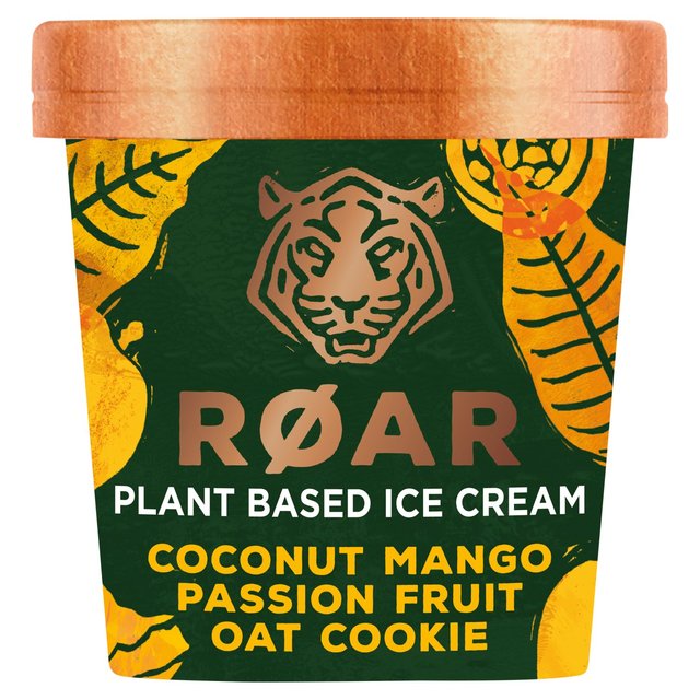 ROAR Plant Based Coconut Mango Passionfruit Oat Cookie Ice Cream