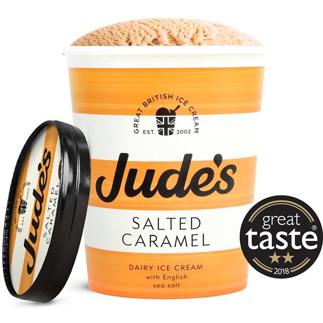 Jude's Salted Caramel Ice Cream