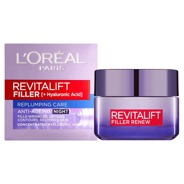 L'Oreal Paris Revitalift Filler & Hyaluronic Acid Anti-Ageing Night Cream