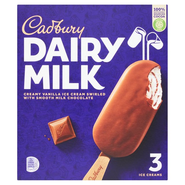 Dairy Milk Swirl Ice Cream Stick