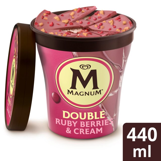 Magnum Double Ruby Berries & Cream