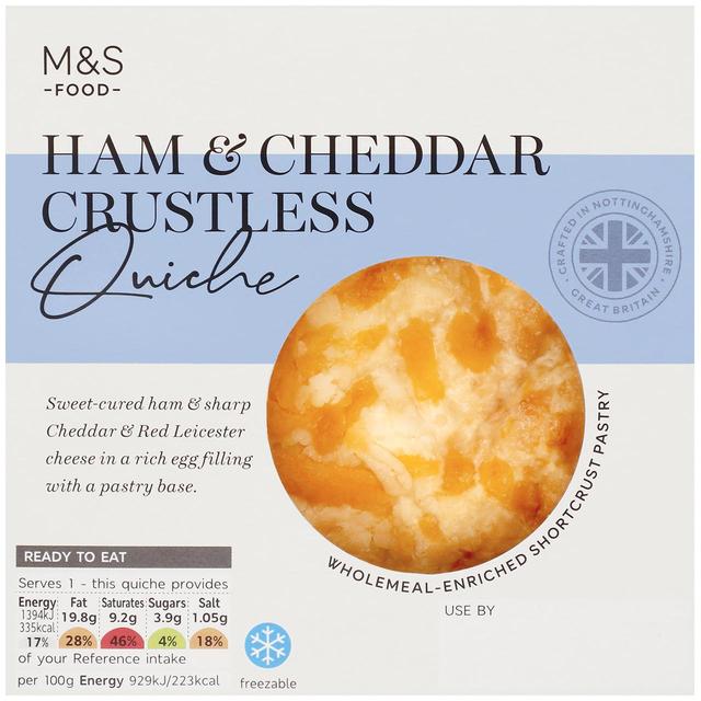 M&S Ham & Cheese Crustless Quiche