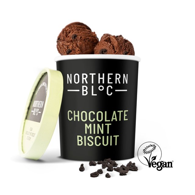 Northern Bloc Chocolate Mint Biscuit Vegan Ice Cream