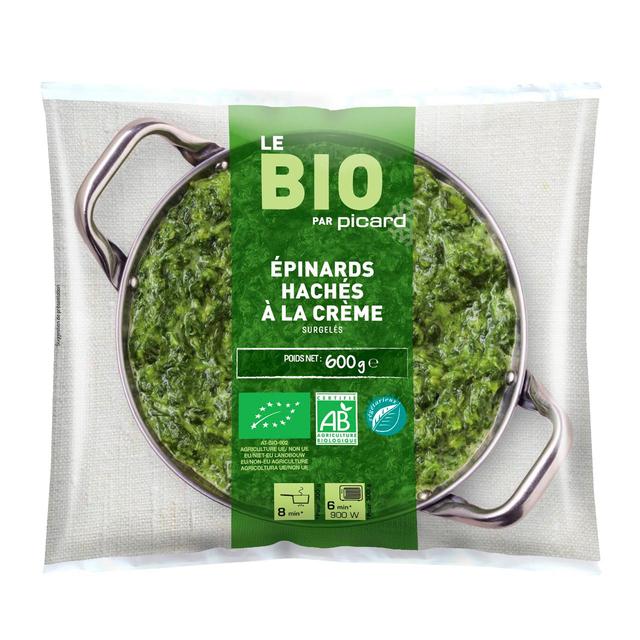 Picard Organic Chopped Spinach with Cream