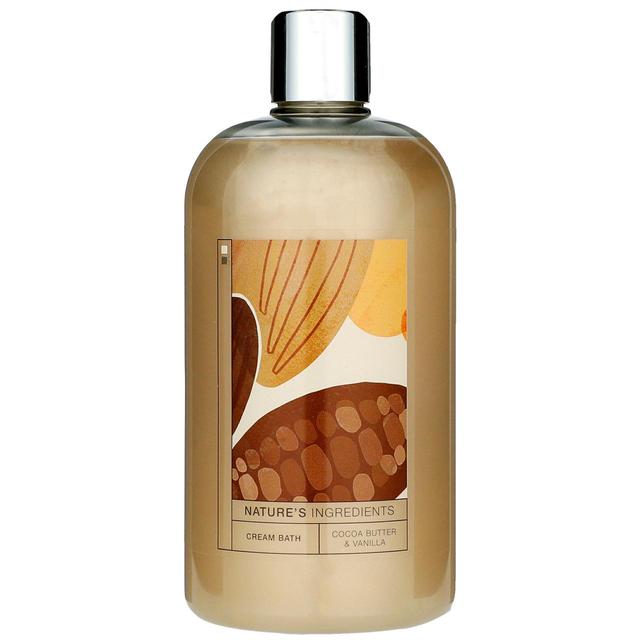 M&S Natures Ingredients Bath Cream Cocoa & Vanilla