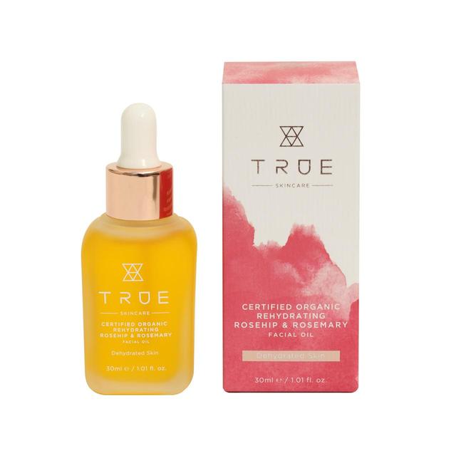 True Skincare Organic Rehydrating Facial Oil, Rosehip & Rosemary