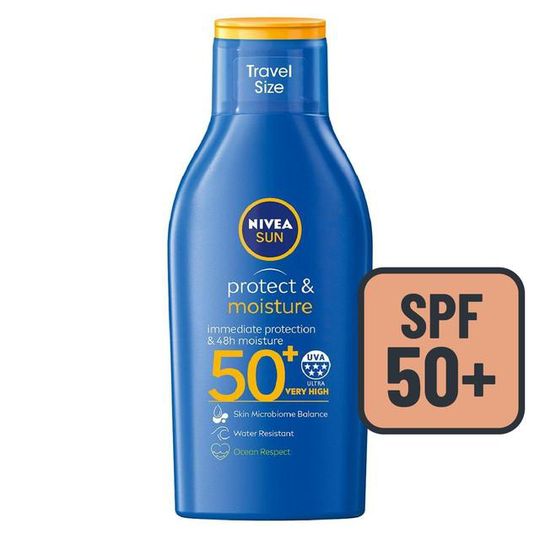 NIVEA SUN Sun Cream Lotion SPF50 Water Resistant Travel Size