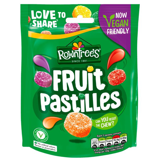 Rowntree's Fruit Pastilles Sweets Sharing Bag