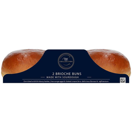 M&S 2 Brioche Rolls