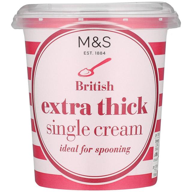 M&S British Extra Thick Single Cream