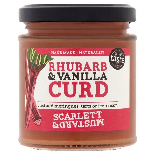 Scarlett & Mustard Rhubarb & Vanilla Curd
