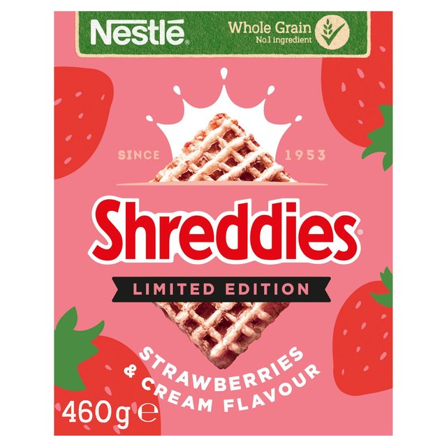 Nestle Shreddies Limited Edition Strawberries & Cream