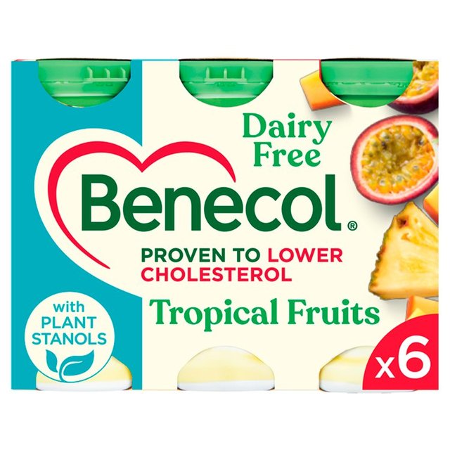 Benecol Cholesterol Lowering Yoghurt Drink Dairy Free Tropical