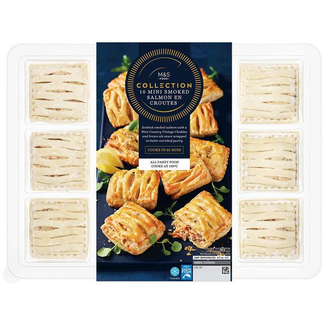 M&S 10 Mini Salmon en Croutes