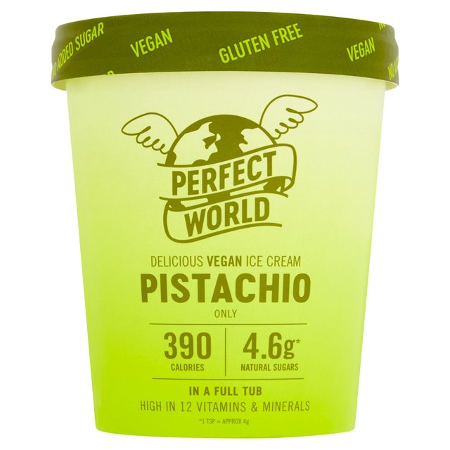 Perfect World Pistachio Vitamin No Added Sugar Ice Cream