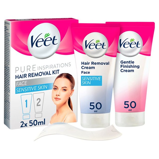 Veet Face Hair Removal Kit for Sensitive Skin