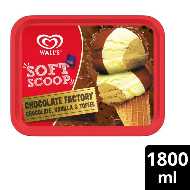 Wall's Soft Scoop Chocolate Factory Ice Cream Dessert