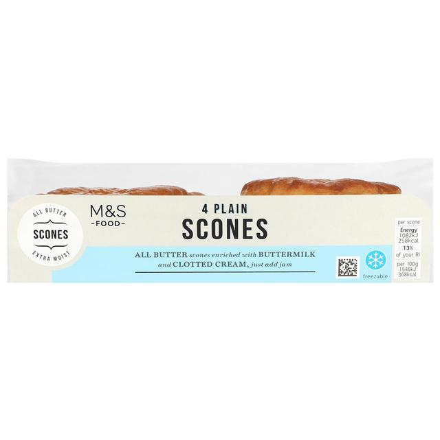 M&S 4 Plain Scones