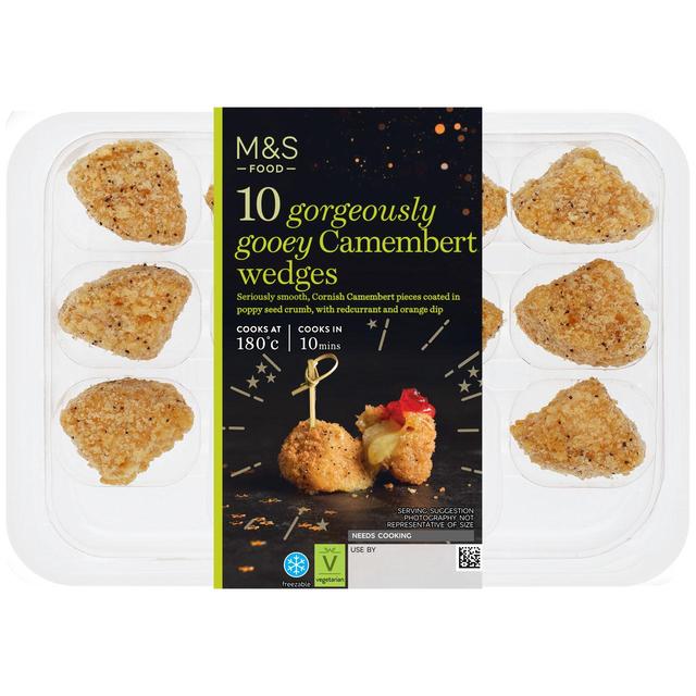 M&S 10 Gooey Camembert Wedges
