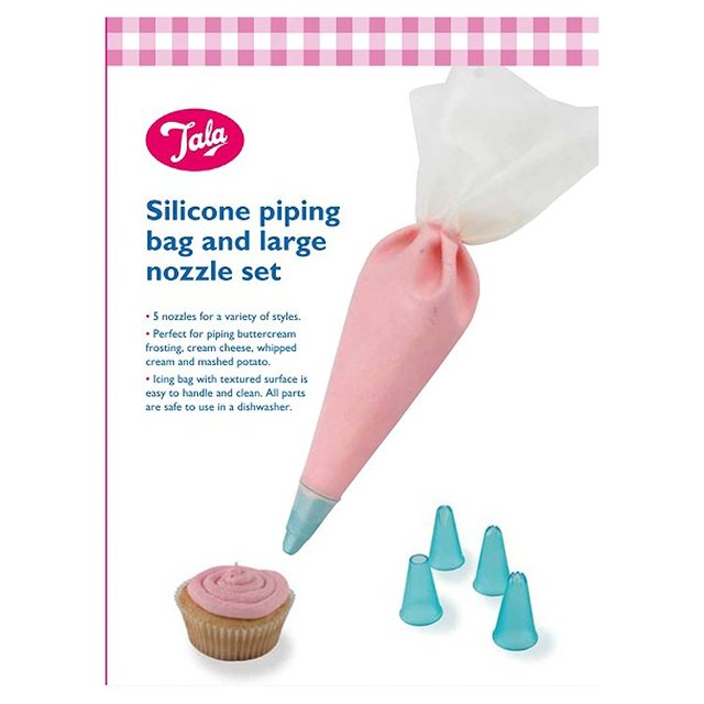 Tala Silicone Icing Bag & 5 Nozzles Set