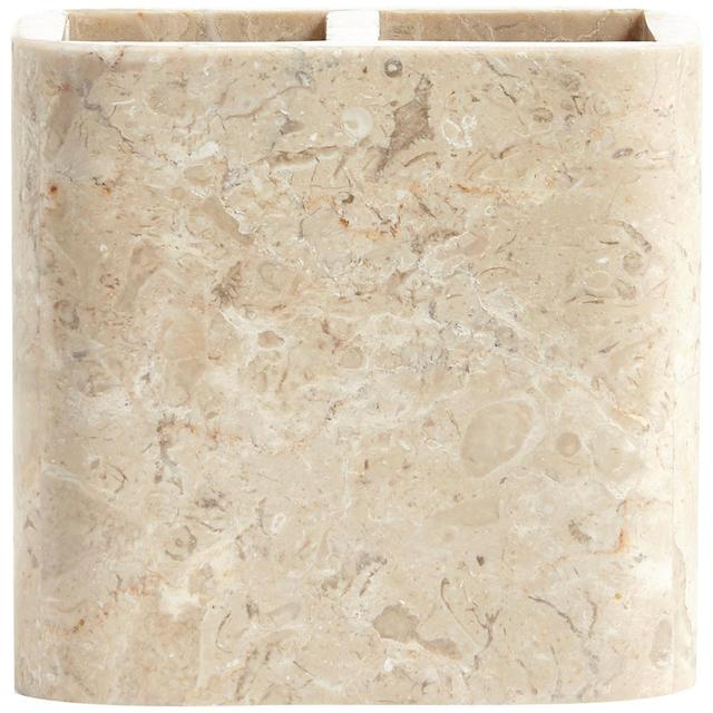 M&S Marble Electric Toothbrush Holder, Cream