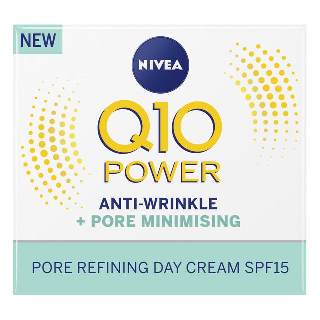 NIVEA Q10 Power Anti-Wrinkle Pore Refining Face Day Cream SPF15