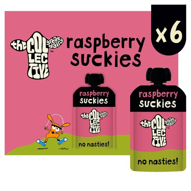 The Collective Suckies Raspberry Kids Yoghurt Pouch Multipack