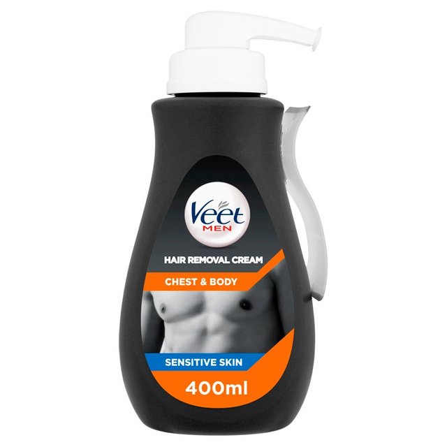 Veet Men Hair Removal Cream Chest & Body for Sensitive Skin