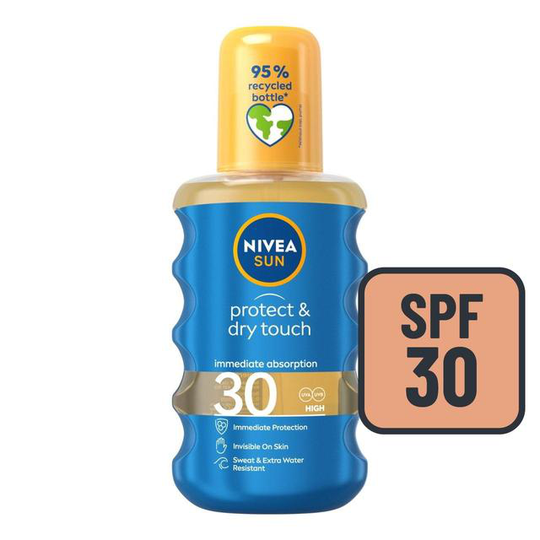 NIVEA SUN Protect & Dry Touch SPF30 Sun Cream Spray