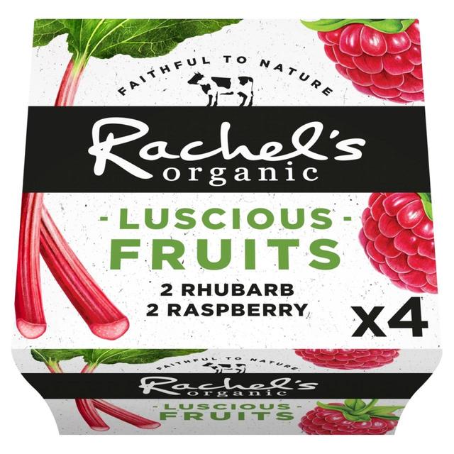 Rachel's Organic Luscious Fruits Rhubarb & Raspberry