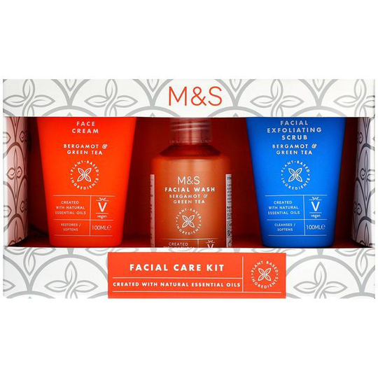 M&S Bergamot & Green Tea Facial Care Set