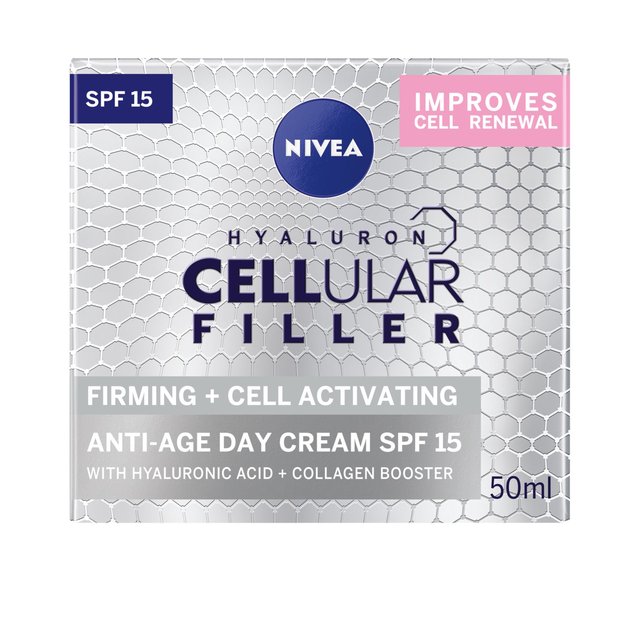 NIVEA Hyaluron Cellular Filler + Firming Anti-Age Face Cream SPF15