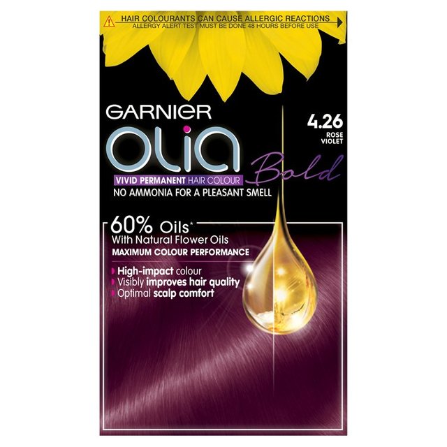 Garnier Olia Bold 4.26 Rose Violet Permanent Hair Dye