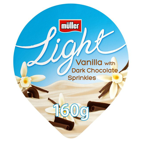 Muller Light Smooth Vanilla & Dark Chocolate Yoghurt