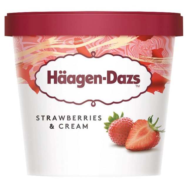 Haagen-Dazs Strawberries & Cream Mini Cup
