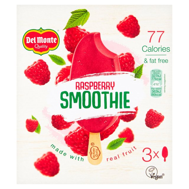 Del Monte Raspberry Smoothie Ice Lollies
