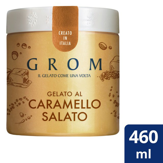 Grom Salted Caramel Gelato Ice Cream Tub