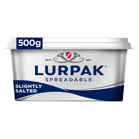 Lurpak Spreadable Slightly Salted Butter Blended with Rapeseed Oil