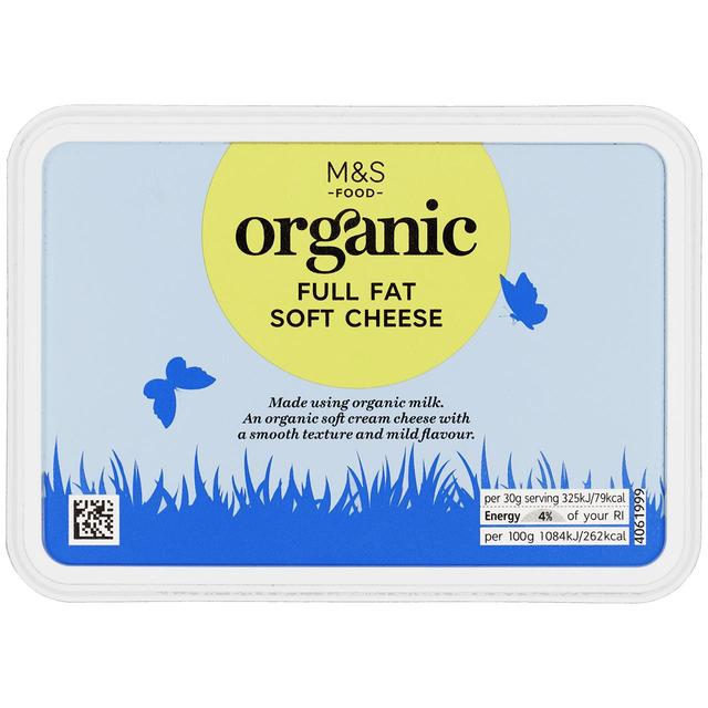 M&S Organic Full Fat Soft Cheese