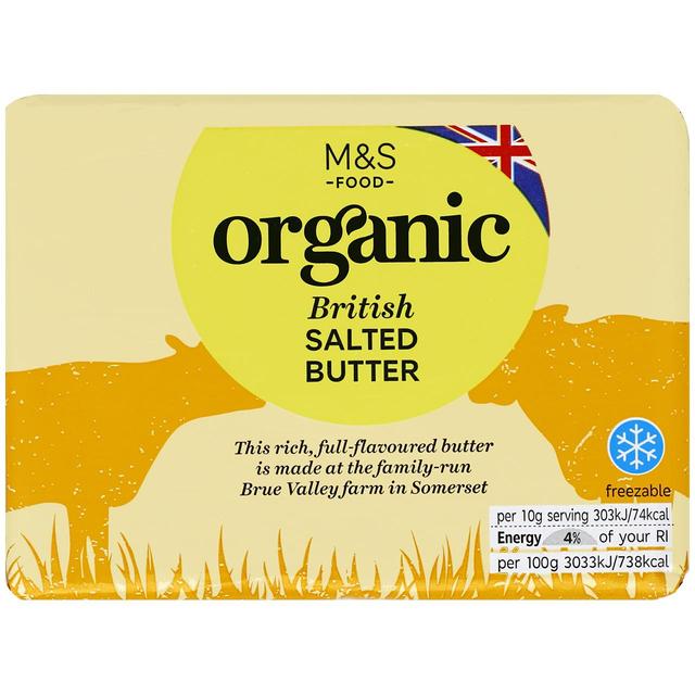 M&S Organic British Salted Butter