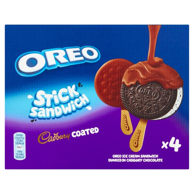 Cadbury Coated Oreo Stick Sandwich