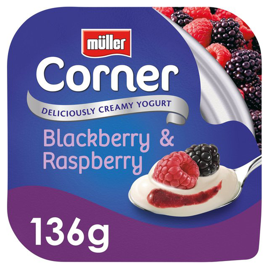 Muller Corner Fruit Yogurt Blackberry & Raspberry