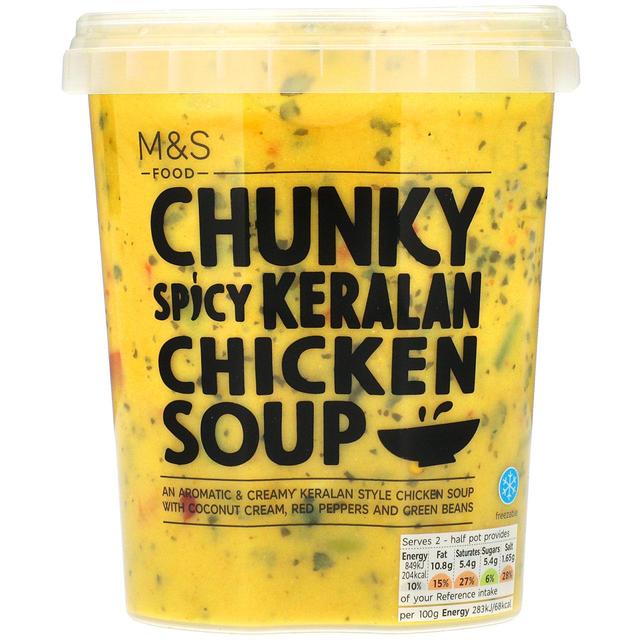 M&S Chunky & Spicy Keralan Chicken Soup