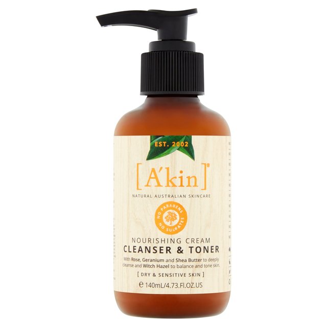 A'kin Nourishing Cream Cleanser & Toner