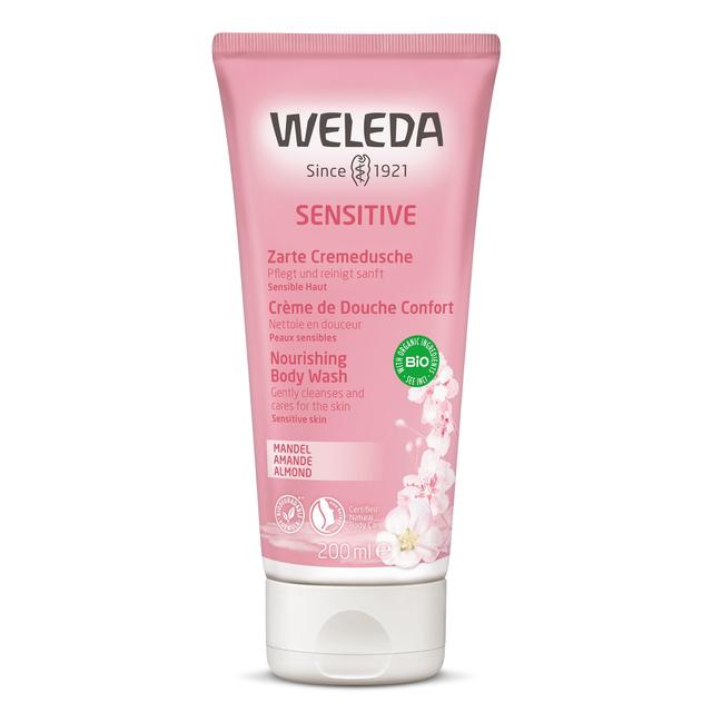 Weleda Natural Almond Sensitive Skin Body Wash, Vegan