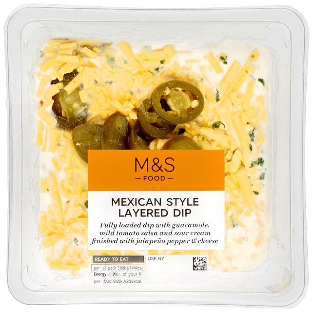 M&S Mexican Style Layered Dip
