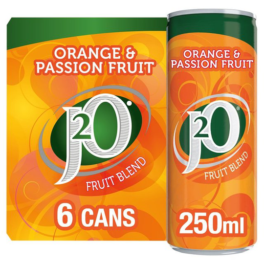 J2O Orange & Passion Fruit Fridge Pack