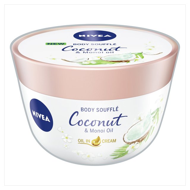 NIVEA Body Cream Souffle Coconut & Monoi Oil Moisturiser