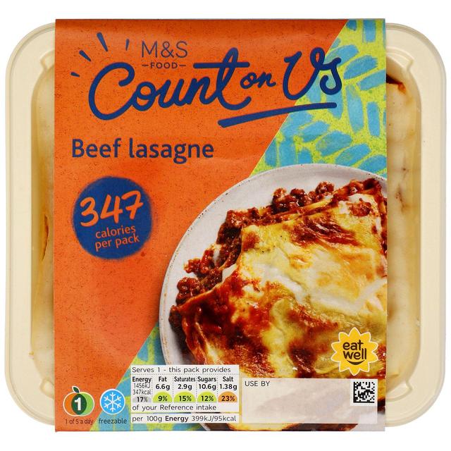 M&S Count On Us Beef Lasagne